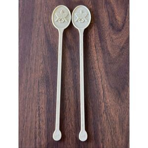 Vintage Halekulani Hotel Hawaii Waikiki Swizzle Stick Collectible Flower Emblem